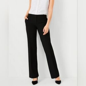 ANN TAYLOR 4P Black Signature Fit Below The Waist Trouser Pants